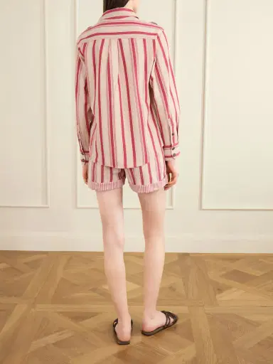 Marant Étoile Gelva Striped Cotton Shirt | Thumbnail 4 Marant Étoile Gelva Striped Cotton Shirt | Thumbnail 4