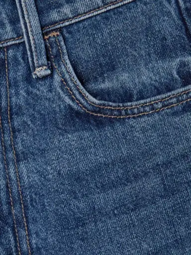 Mother The Half Pipe Bermuda Fray Denim Shorts | Thumbnail 5 Mother The Half Pipe Bermuda Fray Denim Shorts | Thumbnail 5