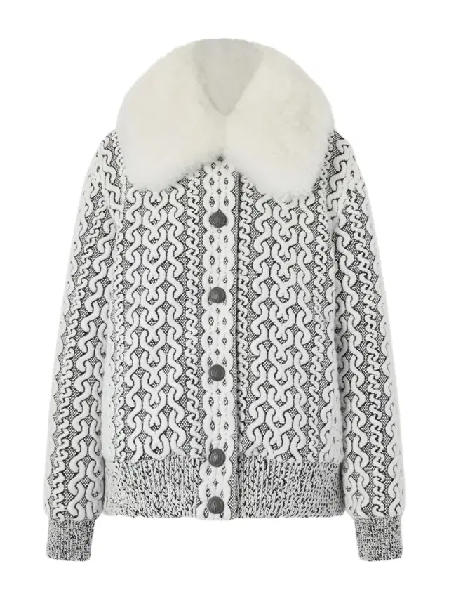 Beille Padded Shearling-trimmed Woven Down Bomber Jacket