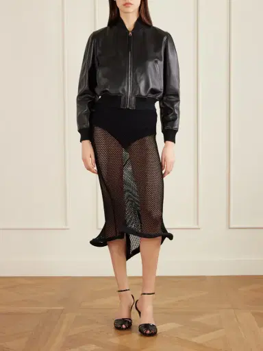 Givenchy Ruffled Mesh Midi Skirt | Thumbnail 2 Givenchy Ruffled Mesh Midi Skirt | Thumbnail 2