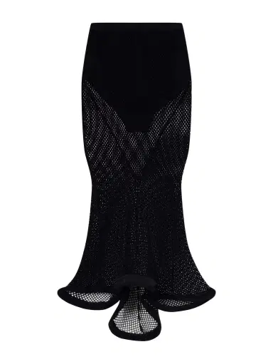 Givenchy Ruffled Mesh Midi Skirt | Thumbnail 1 Givenchy Ruffled Mesh Midi Skirt | Thumbnail 1