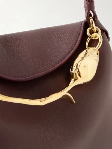 Erdem Bloom Large Embellished Textured-leather Shoulder Bag | Thumbnail 4 Erdem Bloom Large Embellished Textured-leather Shoulder Bag | Thumbnail 4