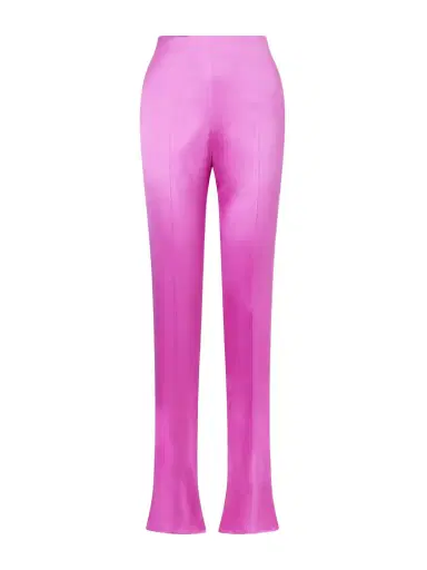 Valentino Garavani Silk-blend Duchesse Straight-leg Pants | Thumbnail 1 Valentino Garavani Silk-blend Duchesse Straight-leg Pants | Thumbnail 1