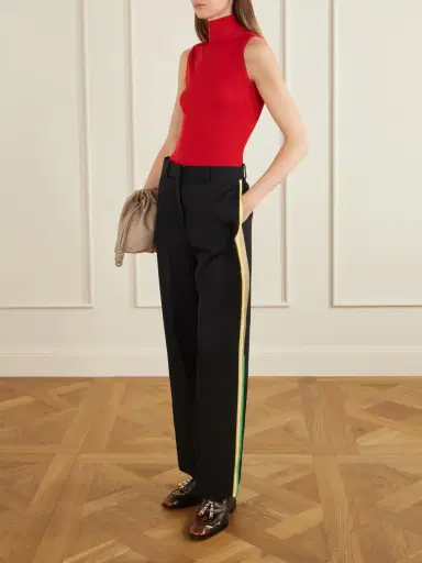 Loewe Striped Wool Straight-leg Pants | Thumbnail 2 Loewe Striped Wool Straight-leg Pants | Thumbnail 2