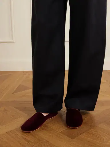 The Row Ponti Velvet Flats | Thumbnail 2