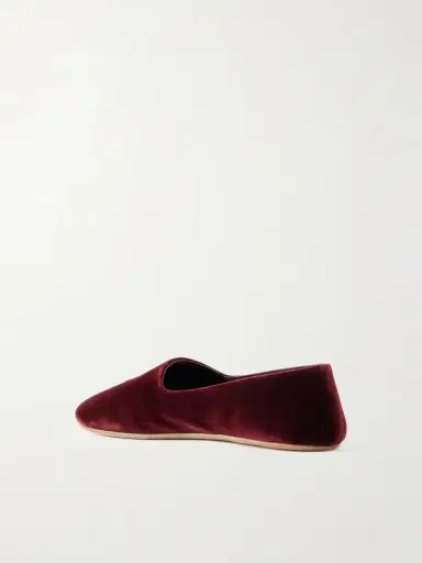 The Row Ponti Velvet Flats | Thumbnail 3