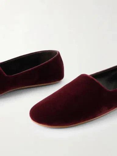 The Row Ponti Velvet Flats | Thumbnail 5