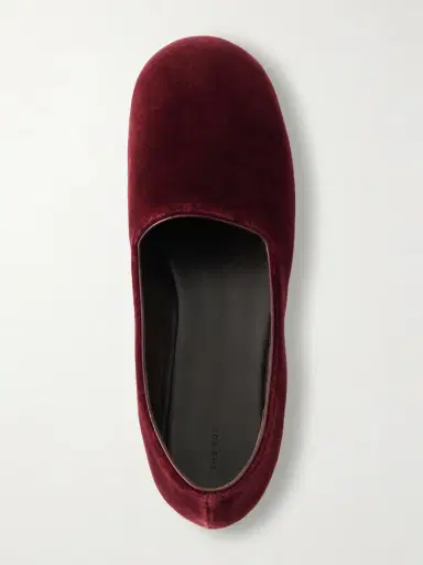The Row Ponti Velvet Flats | Thumbnail 6