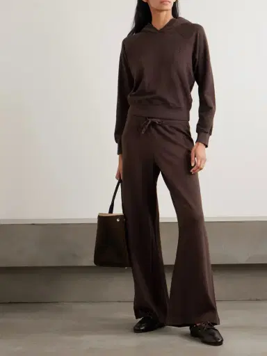 ÉTERNE Wide-leg Cotton-jersey Sweatpants | Thumbnail 2