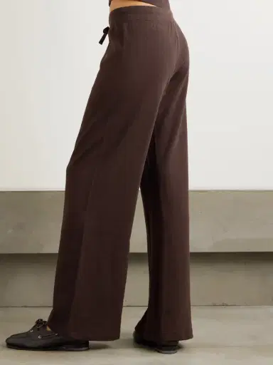 ÉTERNE Wide-leg Cotton-jersey Sweatpants | Thumbnail 3