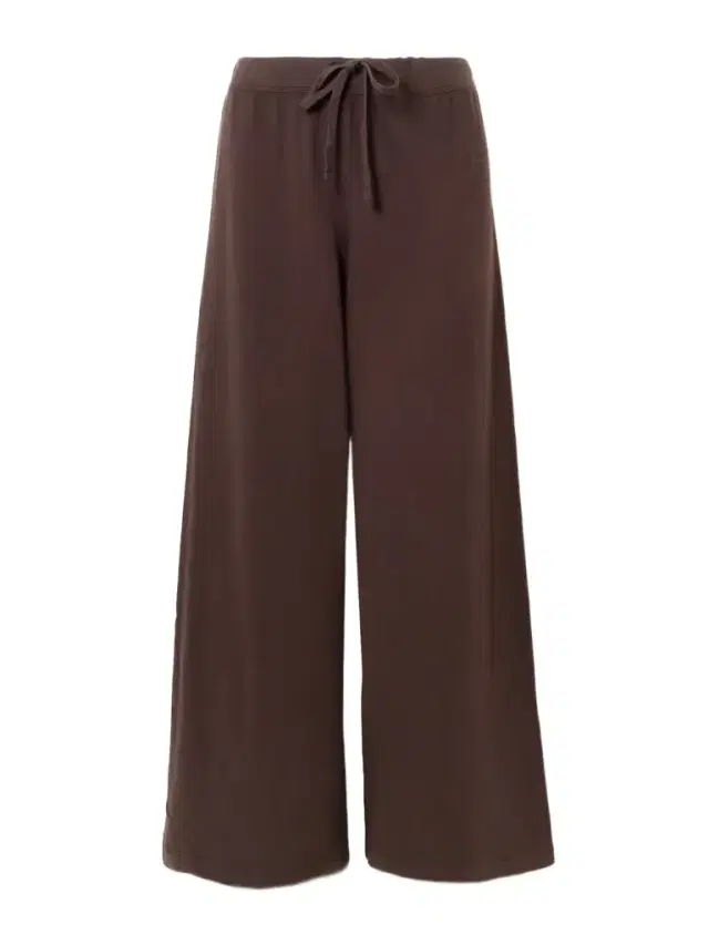Wide-leg Cotton-jersey Sweatpants