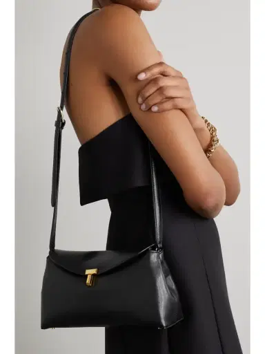 TOTEME T-lock Leather Clutch | Thumbnail 5