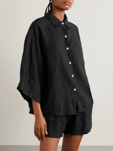 Deiji Studios 03 Linen Shirt And Shorts Set | Thumbnail 2 Deiji Studios 03 Linen Shirt And Shorts Set | Thumbnail 2