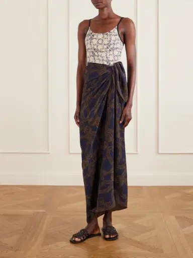 Loewe + Paula's Ibiza Printed Silk Scarf | Thumbnail 2