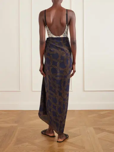 Loewe + Paula's Ibiza Printed Silk Scarf | Thumbnail 3