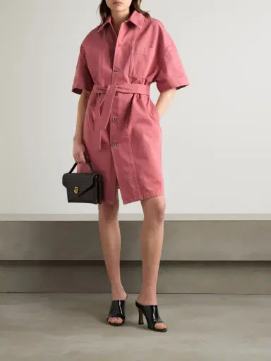 Bottega Veneta Oversized Belted Denim Shirt Dress | Thumbnail 2 Bottega Veneta Oversized Belted Denim Shirt Dress | Thumbnail 2