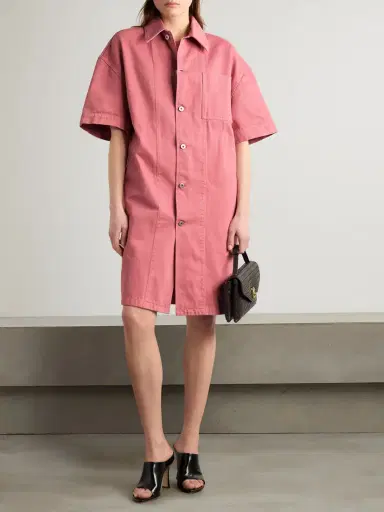 Bottega Veneta Oversized Belted Denim Shirt Dress | Thumbnail 3 Bottega Veneta Oversized Belted Denim Shirt Dress | Thumbnail 3