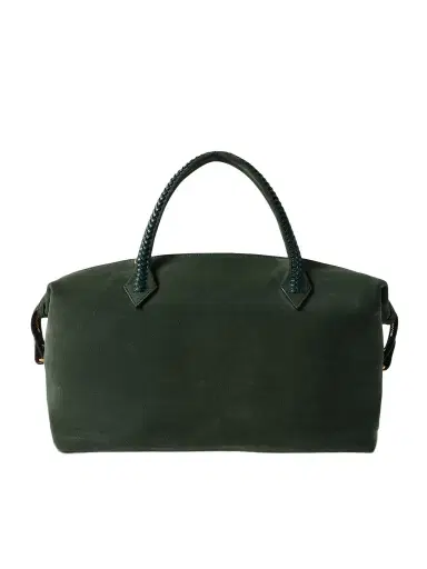 Métier Vérité City Medium Braided Leather-trimmed Suede Tote | Thumbnail 1