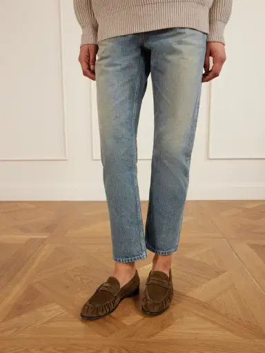 Saint Laurent Le Loafer Suede Loafers | Thumbnail 2