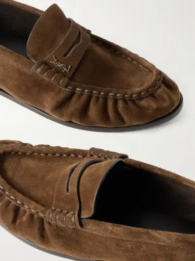 Saint Laurent Le Loafer Suede Loafers | Thumbnail 5