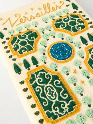 Olympia Le-Tan Versailles Appliquéd Embroidered Canvas Clutch | Thumbnail 5 Olympia Le-Tan Versailles Appliquéd Embroidered Canvas Clutch | Thumbnail 5