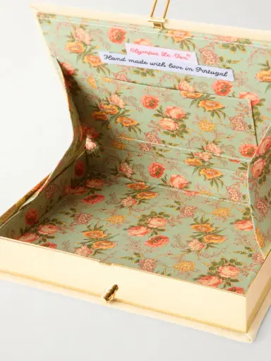 Olympia Le-Tan Versailles Appliquéd Embroidered Canvas Clutch | Thumbnail 6 Olympia Le-Tan Versailles Appliquéd Embroidered Canvas Clutch | Thumbnail 6