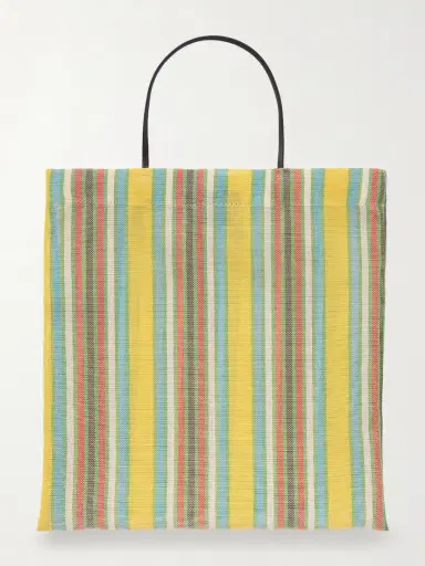 The Row Barn Mini Leather-trimmed Canvas Tote | Thumbnail 4 The Row Barn Mini Leather-trimmed Canvas Tote | Thumbnail 4
