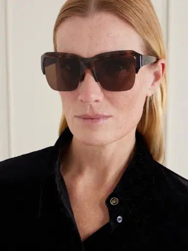 Gucci Eyewear Aviator-style Tortoiseshell Acetate Sunglasses | Thumbnail 2 Gucci Eyewear Aviator-style Tortoiseshell Acetate Sunglasses | Thumbnail 2