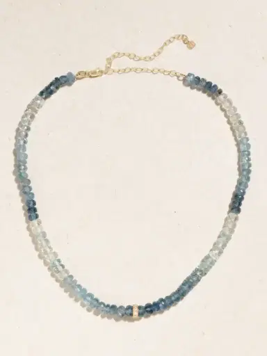 Sydney Evan 14-karat Gold And Diamond Beaded Choker | Thumbnail 4