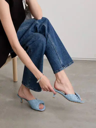 Bottega Veneta Blink Twisted Intrecciato Leather Mules | Thumbnail 2 Bottega Veneta Blink Twisted Intrecciato Leather Mules | Thumbnail 2