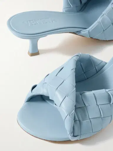 Bottega Veneta Blink Twisted Intrecciato Leather Mules | Thumbnail 4 Bottega Veneta Blink Twisted Intrecciato Leather Mules | Thumbnail 4