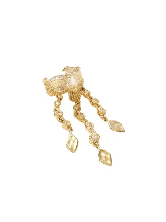 14-karat Gold Diamond Ear Cuff