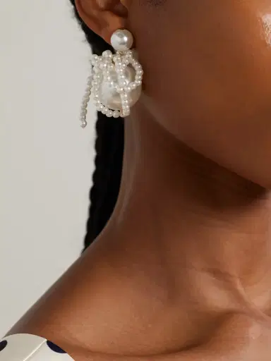 Completedworks Gold-plated Pearl-like Earrings | Thumbnail 2 Completedworks Gold-plated Pearl-like Earrings | Thumbnail 2