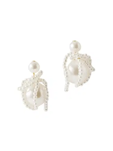 Completedworks Gold-plated Pearl-like Earrings | Thumbnail 1 Completedworks Gold-plated Pearl-like Earrings | Thumbnail 1