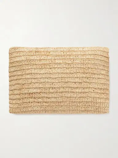 Saint Laurent Cassandre Raffia Clutch | Thumbnail 3 Saint Laurent Cassandre Raffia Clutch | Thumbnail 3