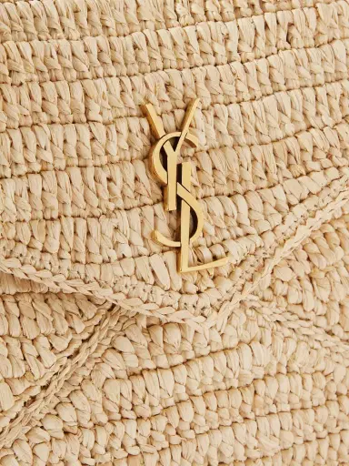 Saint Laurent Cassandre Raffia Clutch | Thumbnail 4 Saint Laurent Cassandre Raffia Clutch | Thumbnail 4