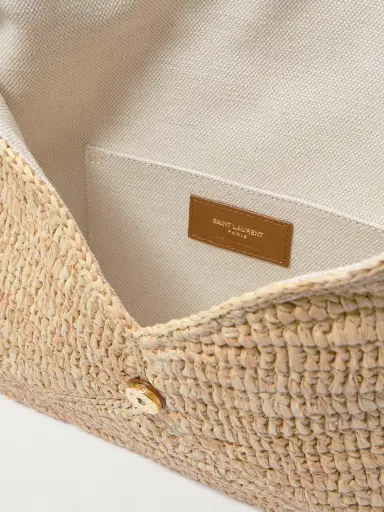 Saint Laurent Cassandre Raffia Clutch | Thumbnail 5 Saint Laurent Cassandre Raffia Clutch | Thumbnail 5