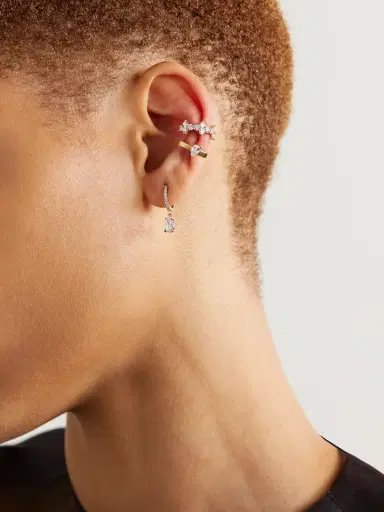 Anita Ko 18-karat Gold Diamond Ear Cuff | Thumbnail 4