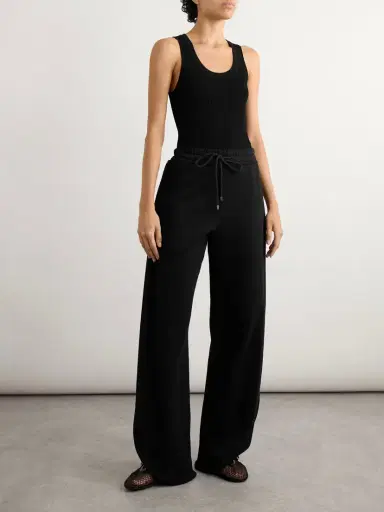 Alaïa Petal Cotton-jersey Barrel-leg Track Pants | Thumbnail 2 Alaïa Petal Cotton-jersey Barrel-leg Track Pants | Thumbnail 2