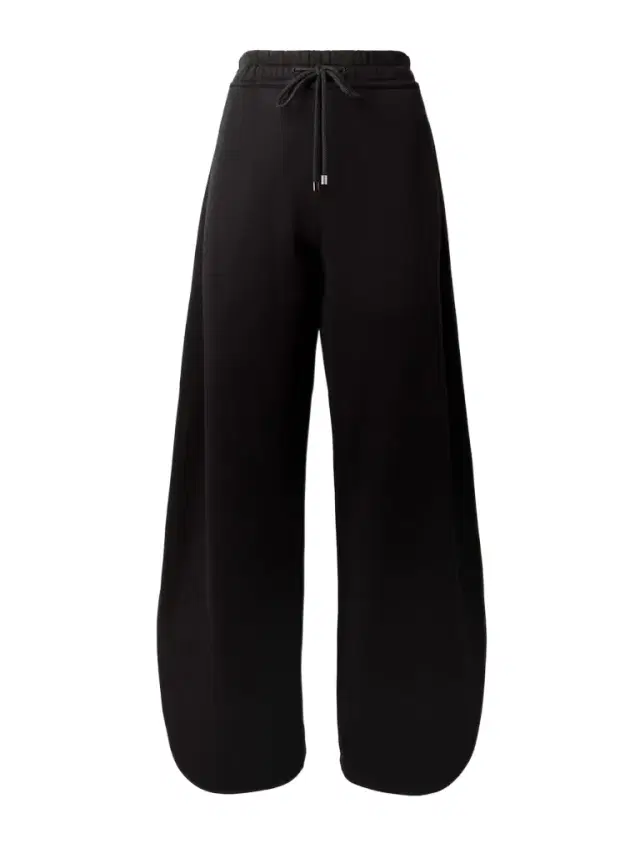 Alaïa Petal Cotton-jersey Barrel-leg Track Pants