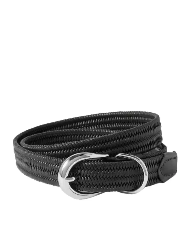 Hollyhock Braided Leather Belt