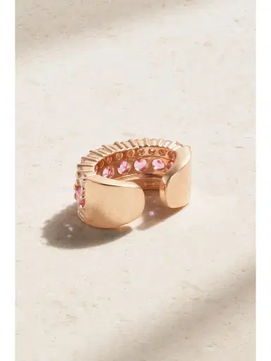 Anita Ko Lola 18-karat Rose Gold, Sapphire And Diamond Ear Cuff | Thumbnail 3 Anita Ko Lola 18-karat Rose Gold, Sapphire And Diamond Ear Cuff | Thumbnail 3