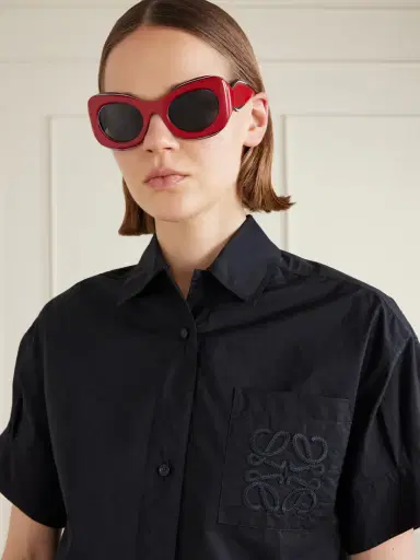 Loewe + Paula's Ibiza D-frame Acetate Sunglasses | Thumbnail 4 Loewe + Paula's Ibiza D-frame Acetate Sunglasses | Thumbnail 4