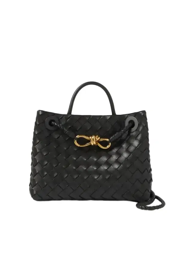 Andiamo Small Intrecciato Leather Tote