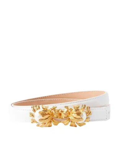 Sonia Petroff Moonflower Embellished Leather Belt | Thumbnail 1 Sonia Petroff Moonflower Embellished Leather Belt | Thumbnail 1