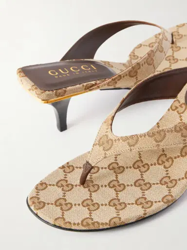 Gucci Logo-jacquard Thong Sandals | Thumbnail 5