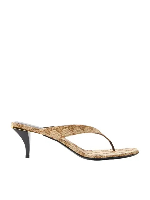 Logo-jacquard Thong Sandals