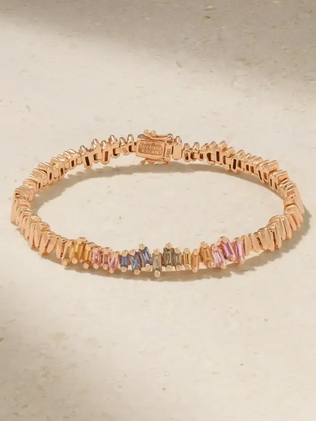 18-karat Rose Gold Sapphire Bracelet