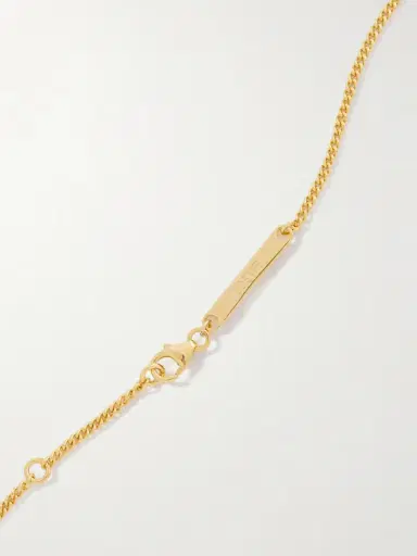 Loewe Anagram Pebble Gold-tone Necklace | Thumbnail 3