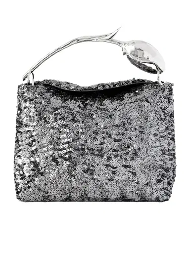 Erdem Sequined Satin Clutch | Thumbnail 1 Erdem Sequined Satin Clutch | Thumbnail 1